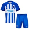 Maillot de Supporter Brighton Hove Albion Domicile 2023-24 Pour Enfant